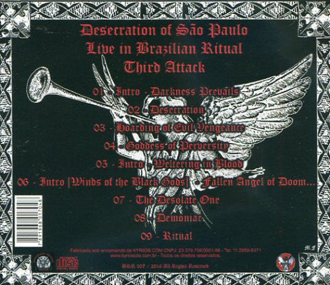 Blasphemy (2) : Desecration Of São Paulo - Live In Brazilian Ritual - Third Attack (Album)