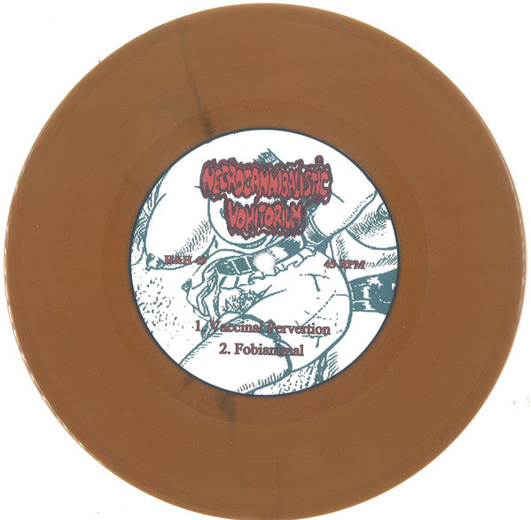 Methadone Abortion Clinic / Necrocannibalistic Vomitorium : Snuffgut / Necrocannibalistic Vomitorium (7",45 RPM,Limited Edition,Numbered)