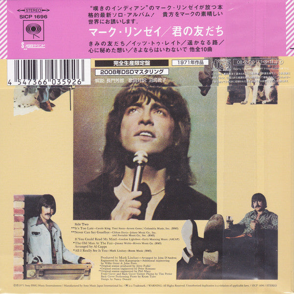 Mark Lindsay : You've Got A Friend (Album,Limited Edition,Reissue,Remastered,Stereo)