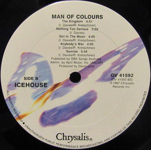 Icehouse : Man Of Colours (LP,Album,Club Edition)