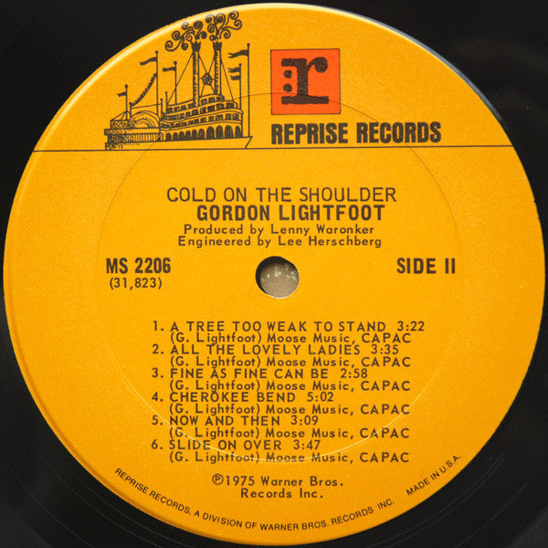 Gordon Lightfoot : Cold On The Shoulder (LP,Album,Stereo)