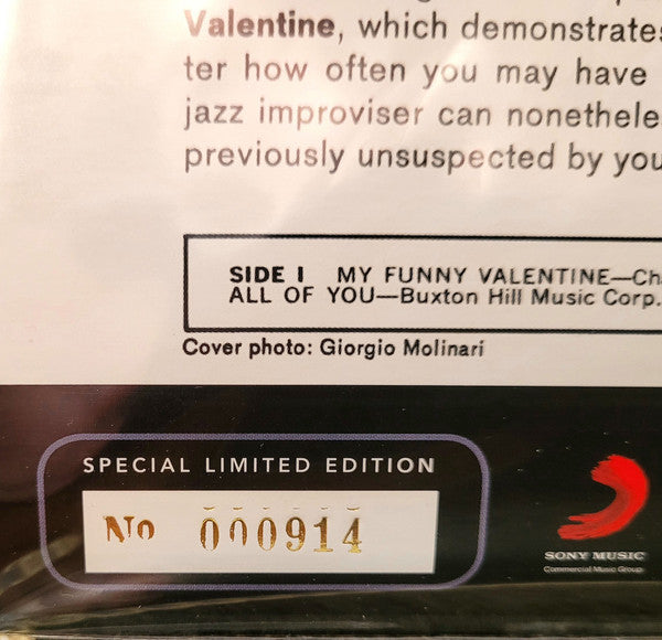 Miles Davis : My Funny Valentine - Miles Davis In Concert (LP,Album,Limited Edition,Numbered,Reissue,Remastered,Special Edition,Stereo)