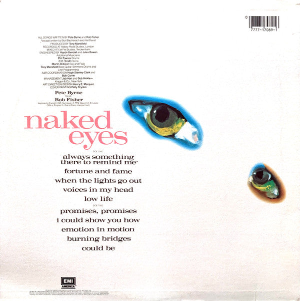 Naked Eyes : Naked Eyes (LP,Album)