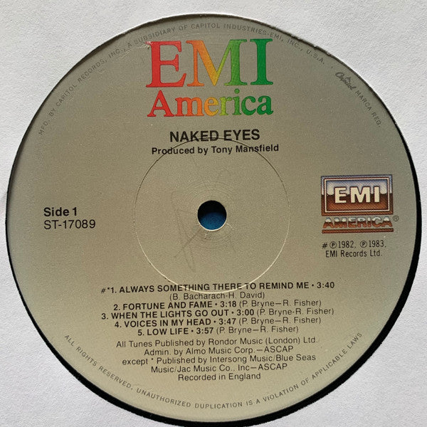 Naked Eyes : Naked Eyes (LP,Album)