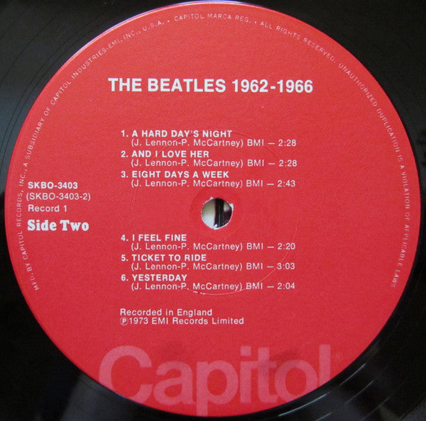 Beatles, The : 1962-1966 (LP,Compilation,Reissue)