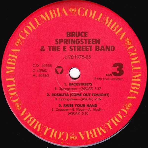 Bruce Springsteen & The E-Street Band : Live / 1975-85 (LP,Album)