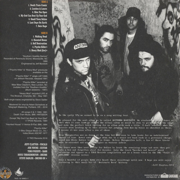 Antiseen : The Southern Hostility Demos (LP,Album,Compilation,Limited Edition)