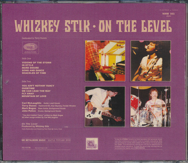 Whizkey Stik : On The Level (Album)