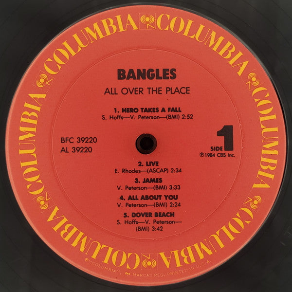 Bangles : All Over The Place (LP,Album)