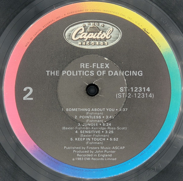 Re-Flex (2) : The Politics Of Dancing (LP,Album,Stereo)