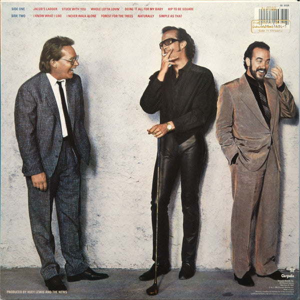 Huey Lewis & The News : Fore! (LP,Album)