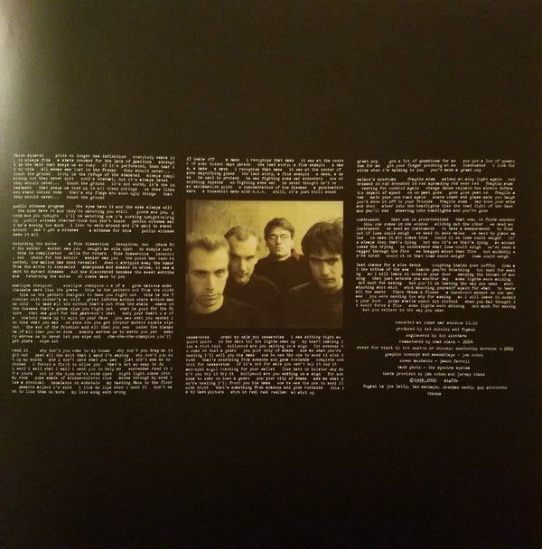 Fugazi : In On The Kill Taker (LP,Album,Reissue,Remastered,Repress)