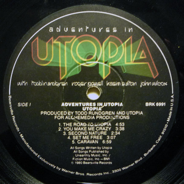 Utopia (5) : Adventures In Utopia (LP,Album)