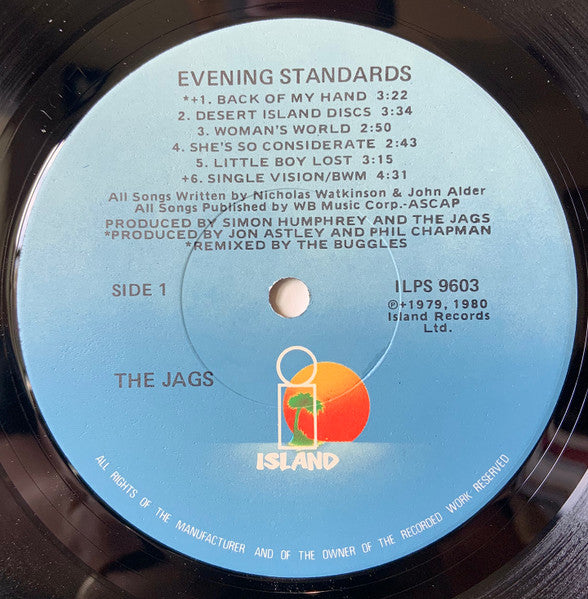 Jags, The : Evening Standards (LP,Album)