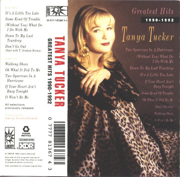 Tanya Tucker : Greatest Hits 1990-1992 (Compilation)