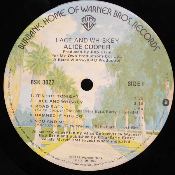 Alice Cooper (2) : Lace And Whiskey (LP,Album)