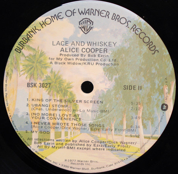 Alice Cooper (2) : Lace And Whiskey (LP,Album)