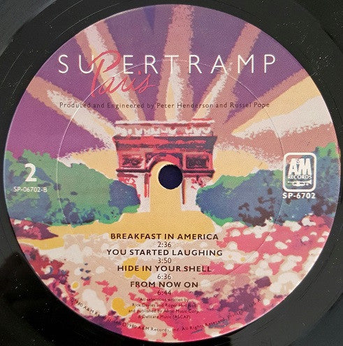 Supertramp : Paris (LP,Album)