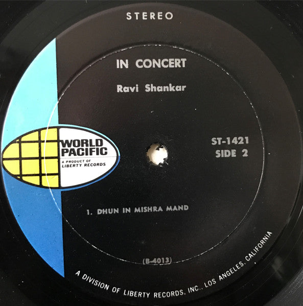 Ravi Shankar : In Concert (LP,Album,Stereo)