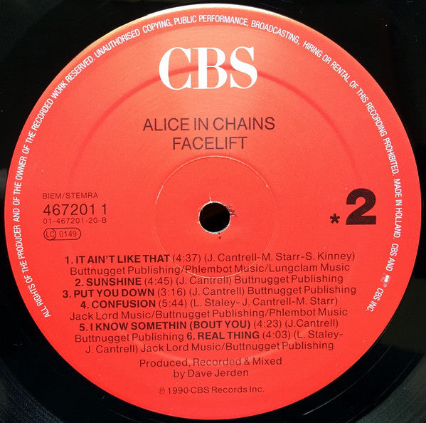 Alice In Chains – Facelift