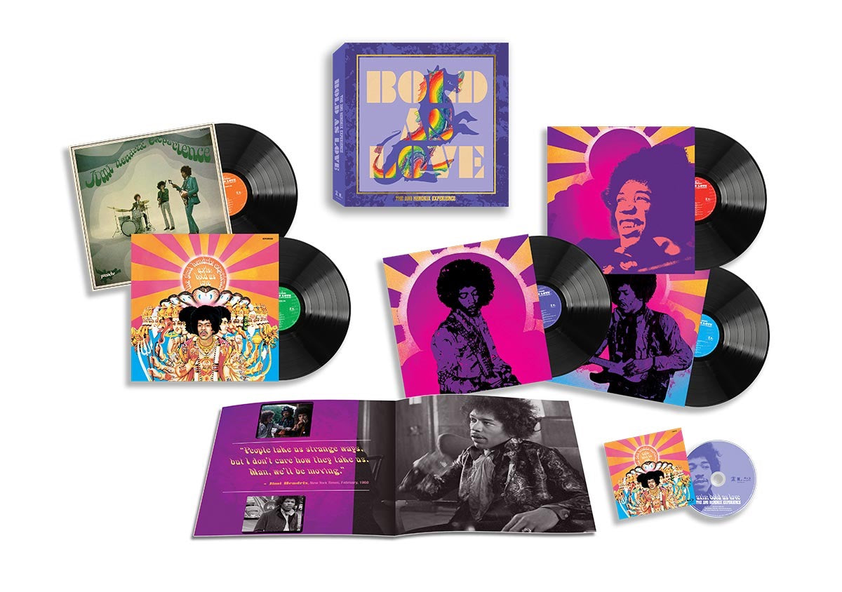 RSVP JIMI HENDRIX AXIS BOLD AS LOVE DELUXE EDITION BOXSET
