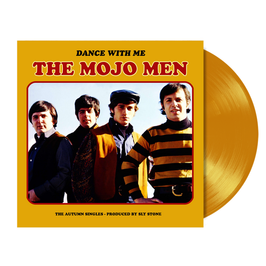PREORDER Indie Exclusive  The Mojo Men  Dance With Me: The Autumn Singles - produced by Sly Stone  Yellow Vinyl   Streetdate 7.25.25