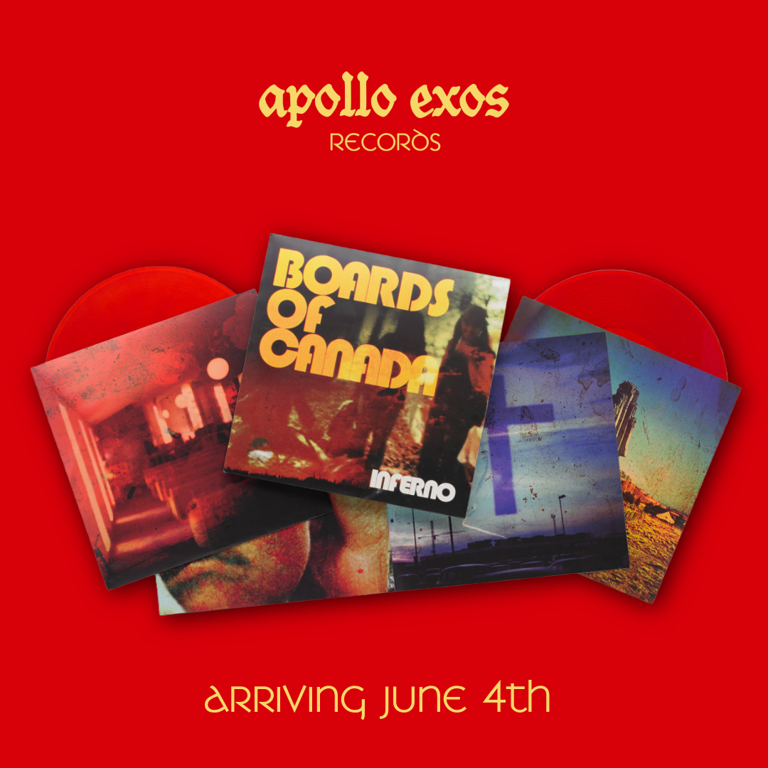 Boards of Canada Inferno Indie Edition Deluxe transparent red double vinyl AVAILABLE 5/4/26