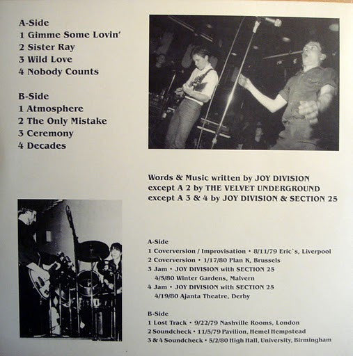 Joy Division – Out Of The Room