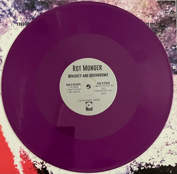 Rot Monger : Whiskey And Mushrooms (LP,Album,Limited Edition)