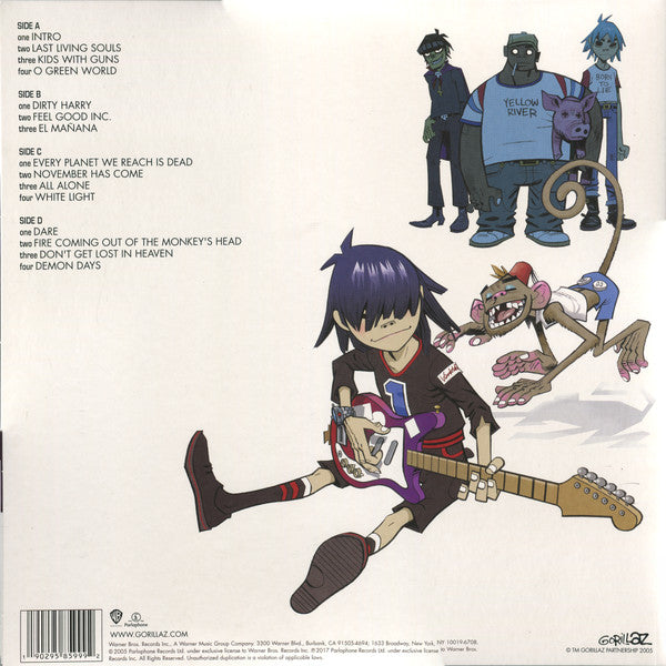Gorillaz : Demon Days (LP,Album,Club Edition,Reissue,Remastered)