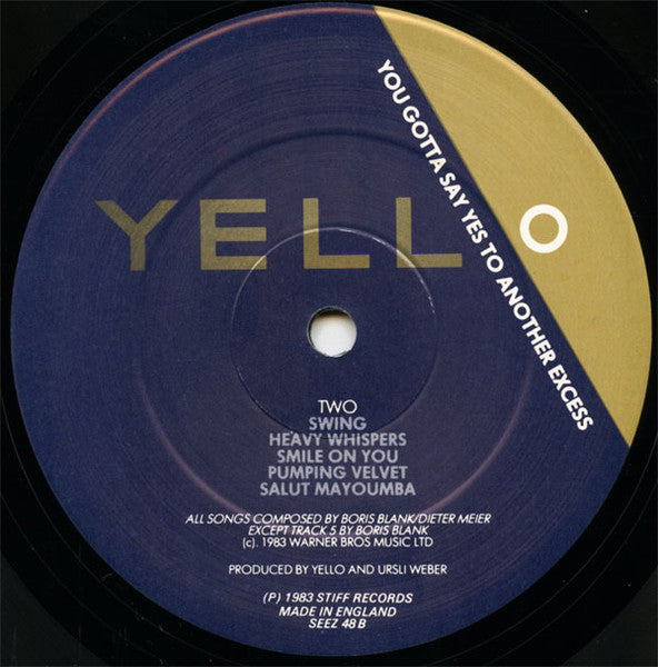 Yello : You Gotta Say Yes To Another Excess (LP,Album)