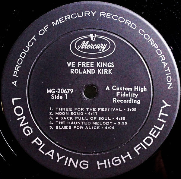Roland Kirk : We Free Kings (LP,Album,Mono)