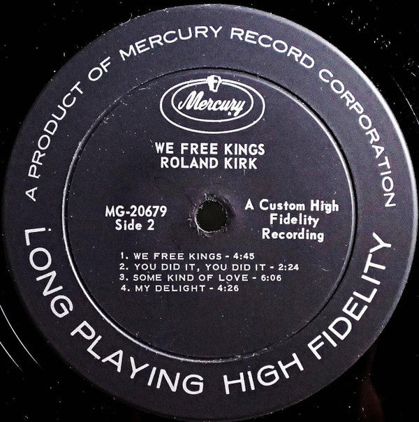 Roland Kirk : We Free Kings (LP,Album,Mono)