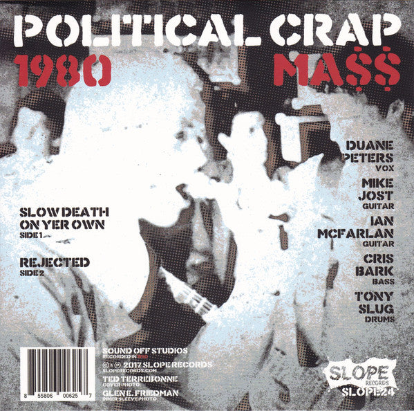 Political Crap : Slow Death (7",45 RPM,Single,Stereo)