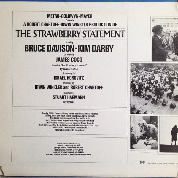 Various : The Strawberry Statement (LP,Album,Compilation,Stereo)