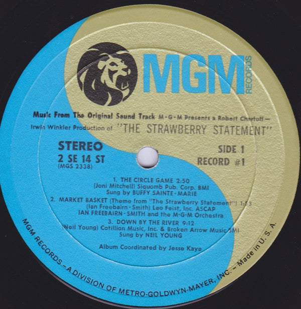 Various : The Strawberry Statement (LP,Album,Compilation,Stereo)