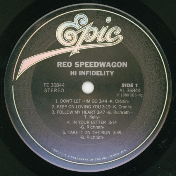 REO Speedwagon : Hi Infidelity (LP,Album,Reissue)