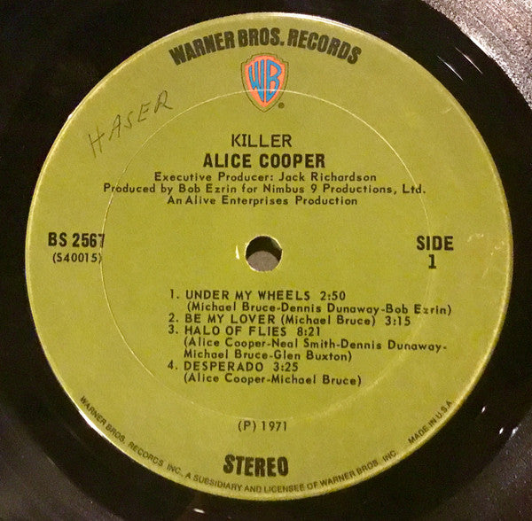 Alice Cooper : Killer (LP,Album)