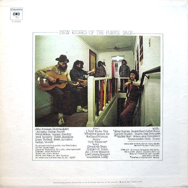 New Riders Of The Purple Sage : New Riders Of The Purple Sage (LP,Album)