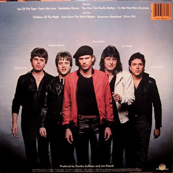 Survivor : Eye Of The Tiger (LP,Album,Stereo)