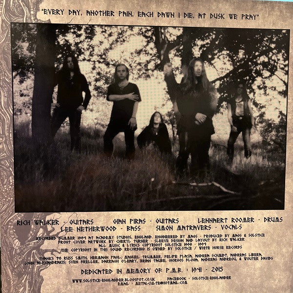 Solstice (2) : Lamentations (LP,Album,Limited Edition,Reissue,Repress)