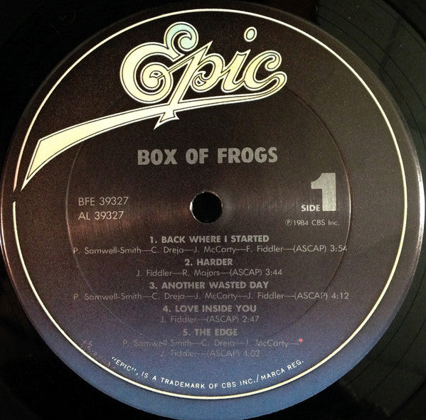 Box Of Frogs : Box Of Frogs (LP,Album,Stereo)