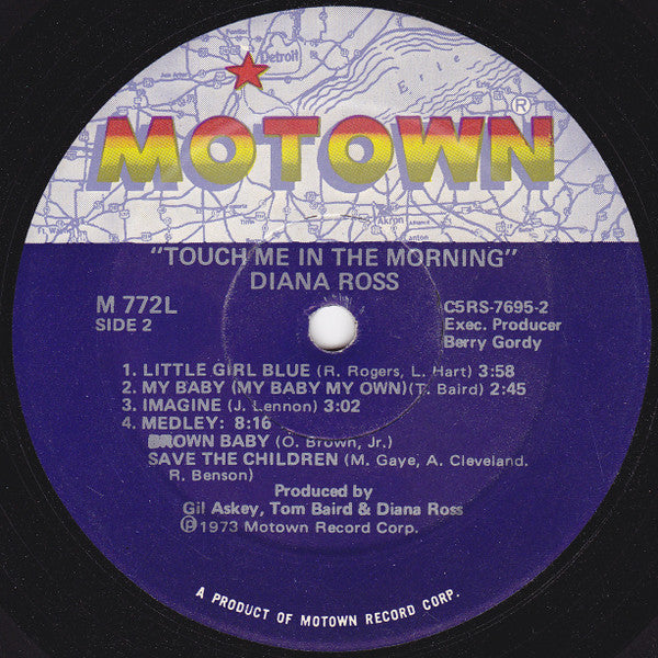 Diana Ross : Touch Me In The Morning (LP,Album)