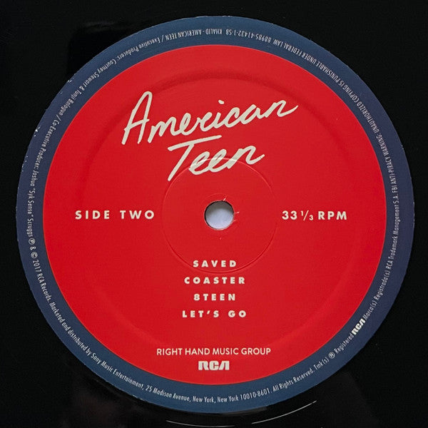 Khalid (16) : American Teen (LP,Album)