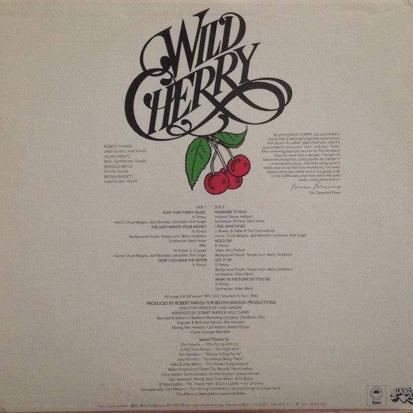 Wild Cherry : Wild Cherry (LP,Album)