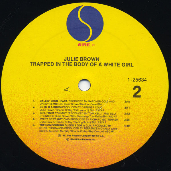 Julie Brown : Trapped In The Body Of A White Girl (LP,Album)