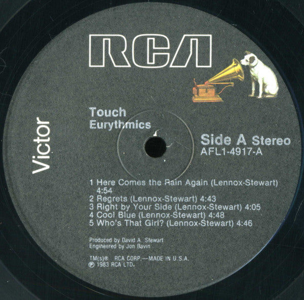 Eurythmics : Touch (LP,Album,Stereo)