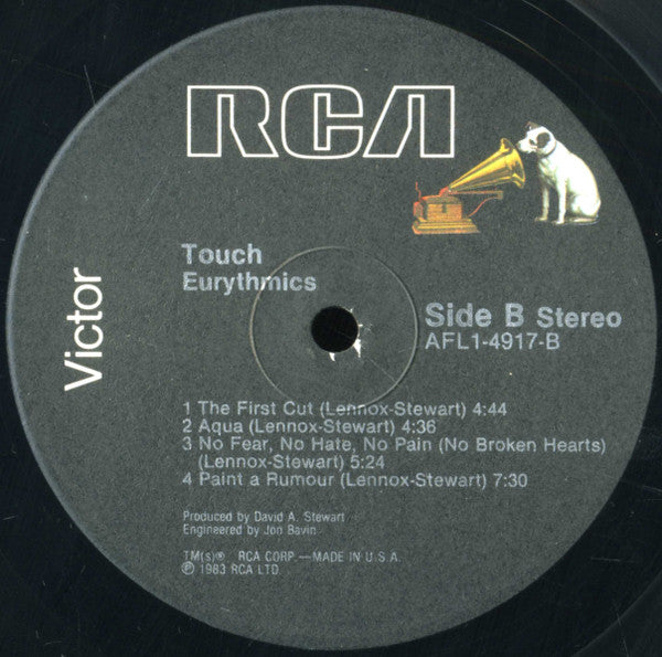 Eurythmics : Touch (LP,Album,Stereo)