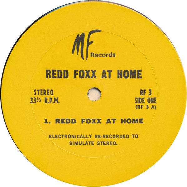 Redd Foxx : Redd Foxx At Home! (LP,Album,Stereo)