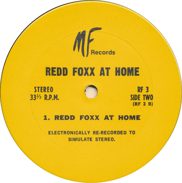 Redd Foxx : Redd Foxx At Home! (LP,Album,Stereo)